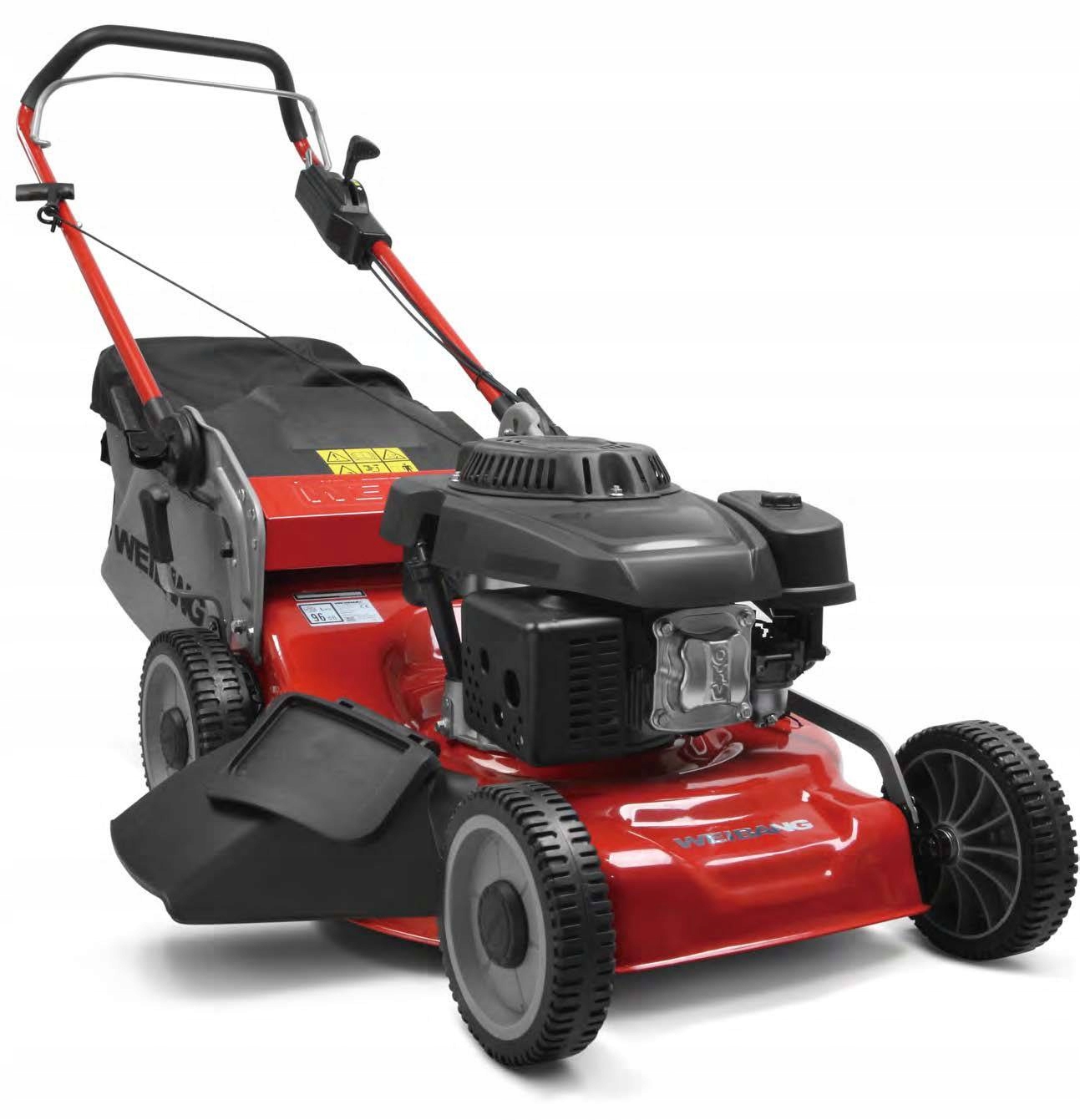 Benzínová kosačka na trávu Weibang WB506SC-3IN1, 3,67 HP, 60 l, pohon kolies 49 cm